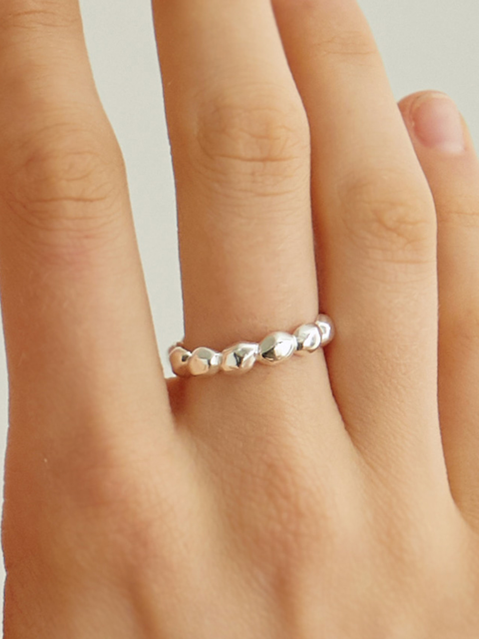 [silver925]chubby open ring