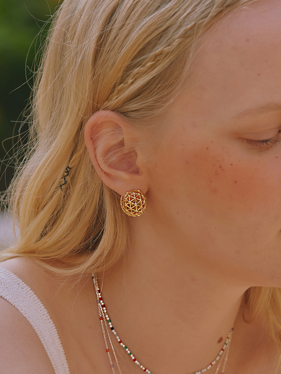 honeycomb onetouch earring