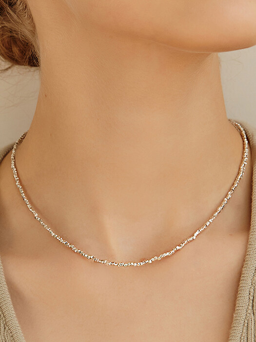 [silver925]mini grain necklace