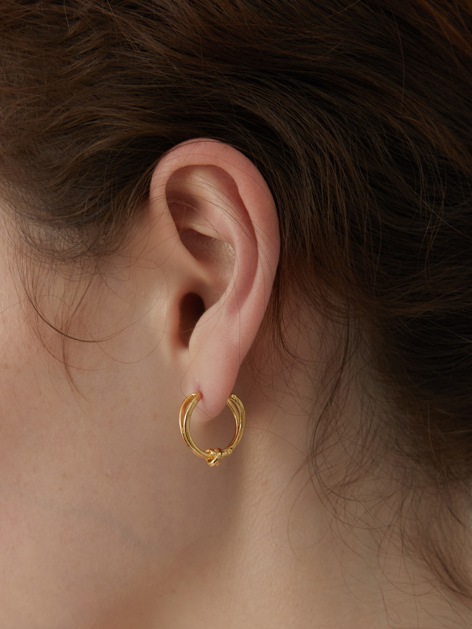 mini twist onetouch earring
